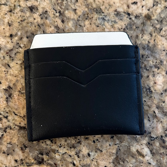 Steve Madden Black, White, Gold Card Holder - Picture 2 of 3